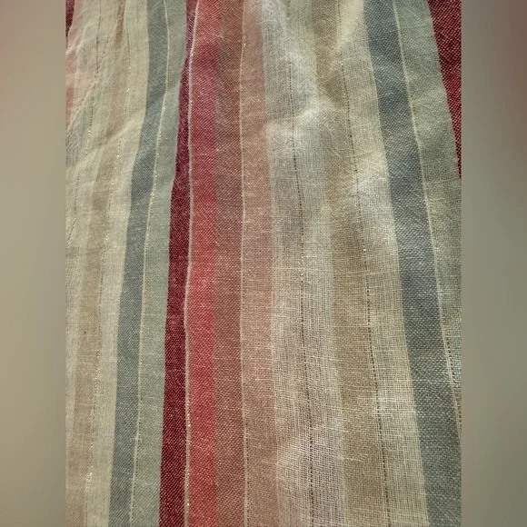 Rails Thea Tropic Stripe Multicolor Tie Front Top / Size L / Coastal Chic - Picture 9 of 13